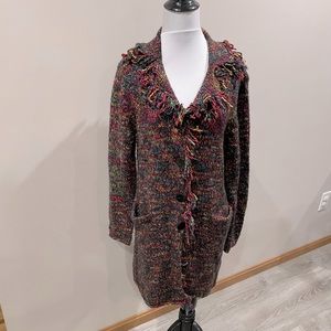 Chico’s multi color long sweater